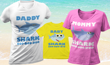 Load image into Gallery viewer, Custom Baby Shark Family T-Shirt