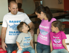 Load image into Gallery viewer, Custom Baby Shark Family T-Shirt
