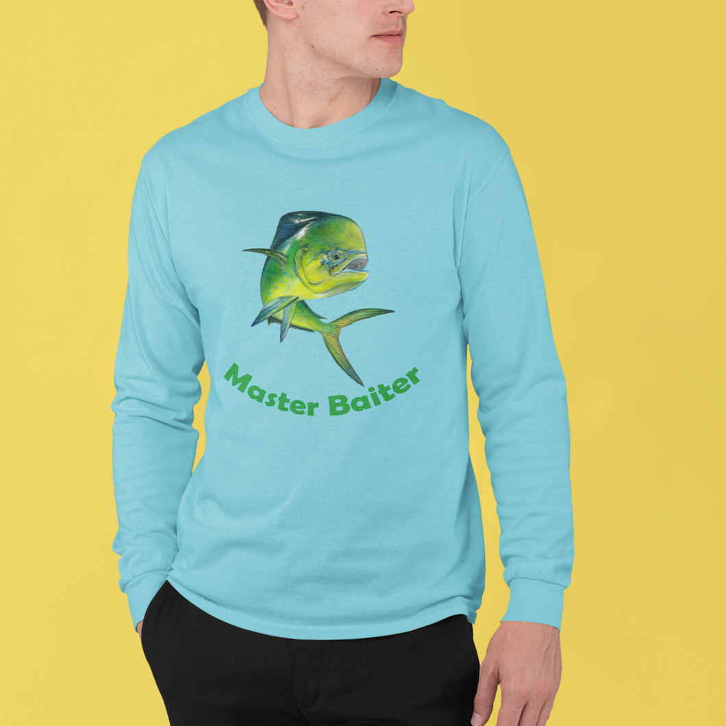 Master Baiter Mahi Mahi Long Sleeve shirt Moisture-wicking and UV 40+ protection