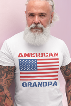 Load image into Gallery viewer, American grandpa t-shirt
