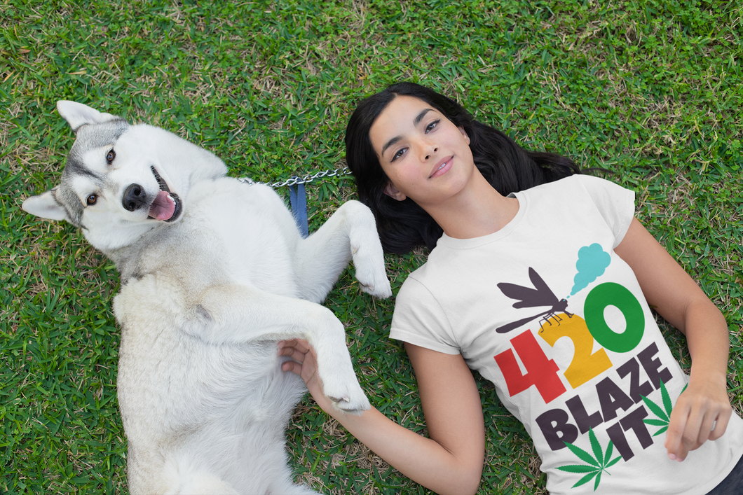 420 blaze it - t-shirt